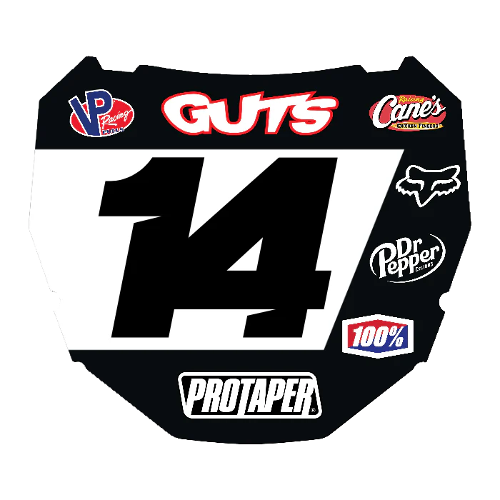 CUSTOM ODI NUMBER PLATE DECAL
