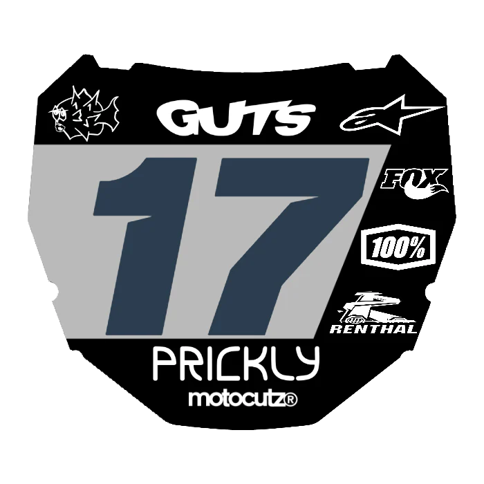 CUSTOM ODI NUMBER PLATE DECAL