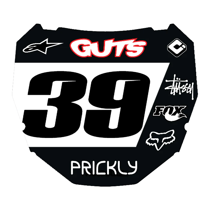 CUSTOM ODI NUMBER PLATE DECAL