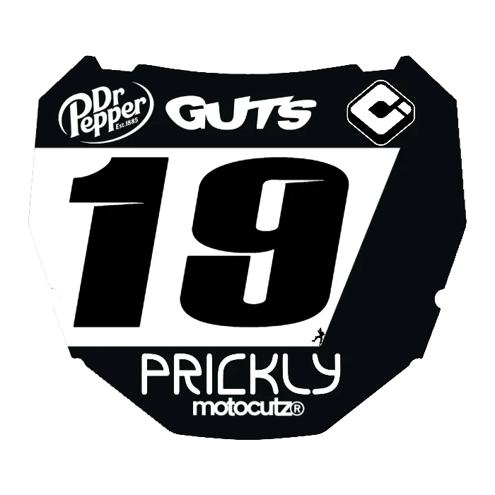 CUSTOM ODI NUMBER PLATE DECAL