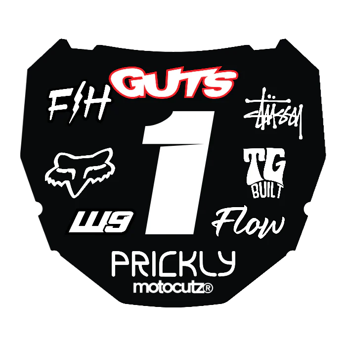 CUSTOM ODI NUMBER PLATE DECAL