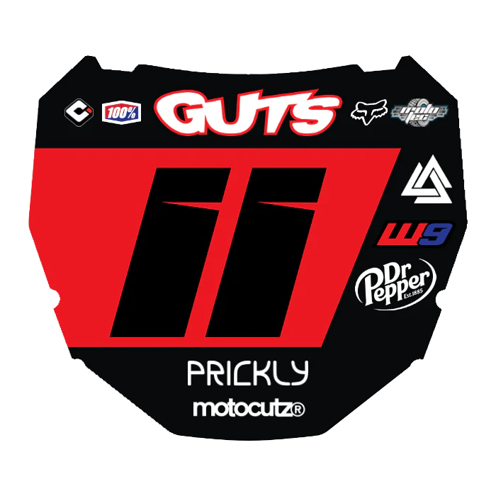 CUSTOM ODI NUMBER PLATE DECAL