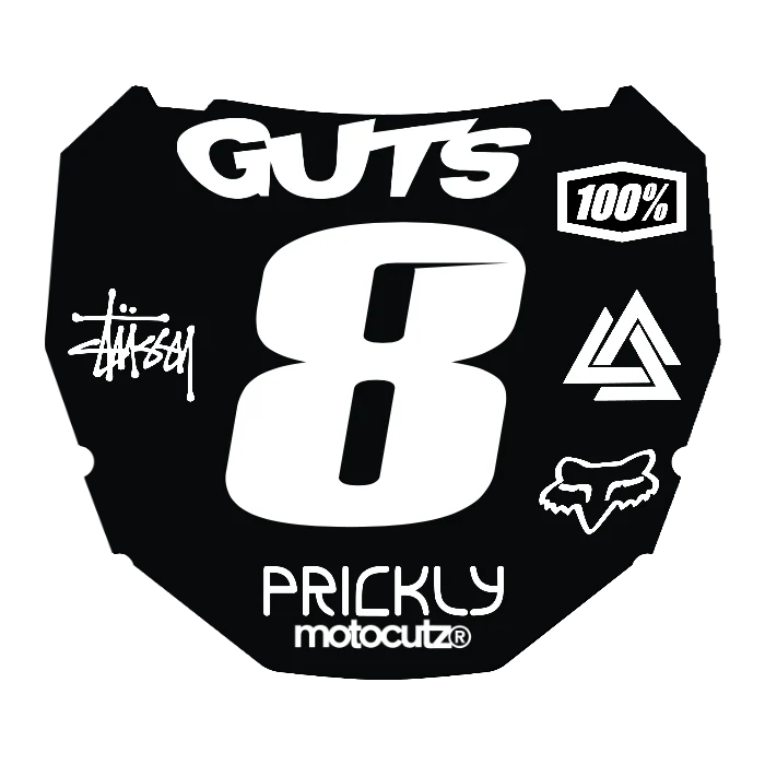 CUSTOM ODI NUMBER PLATE DECAL