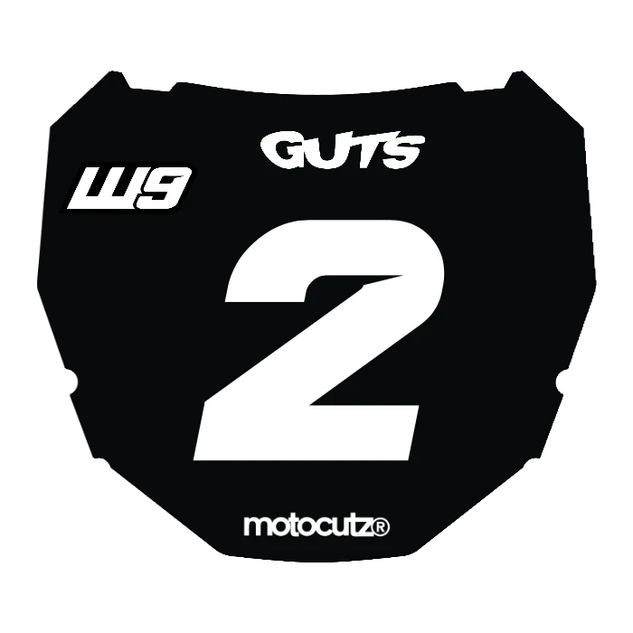 CUSTOM ODI NUMBER PLATE DECAL