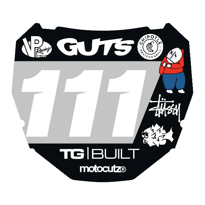 CUSTOM ODI NUMBER PLATE DECAL