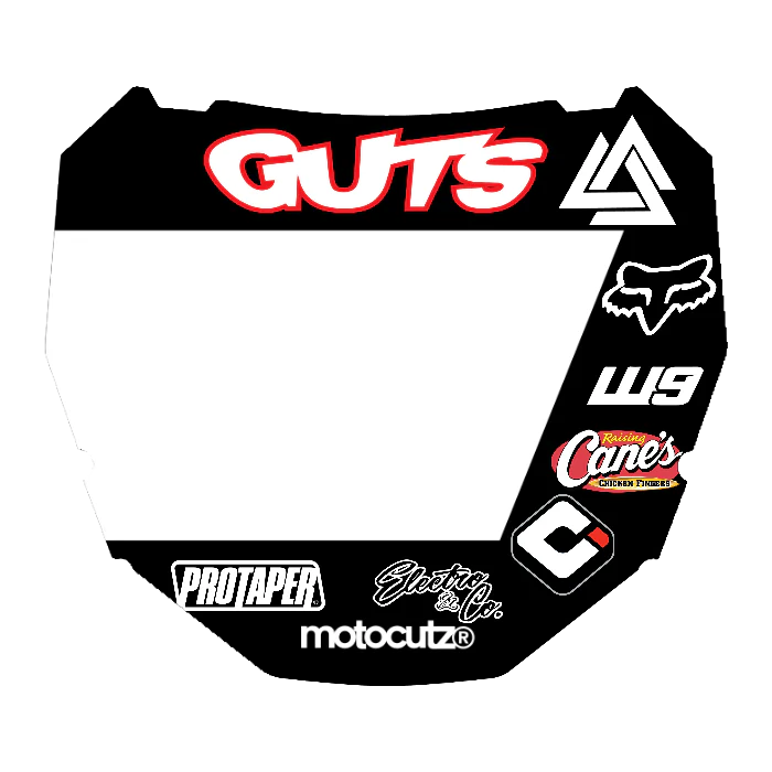 CUSTOM ODI NUMBER PLATE DECAL