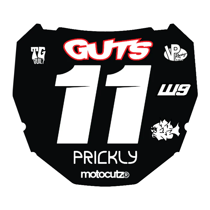 CUSTOM ODI NUMBER PLATE DECAL