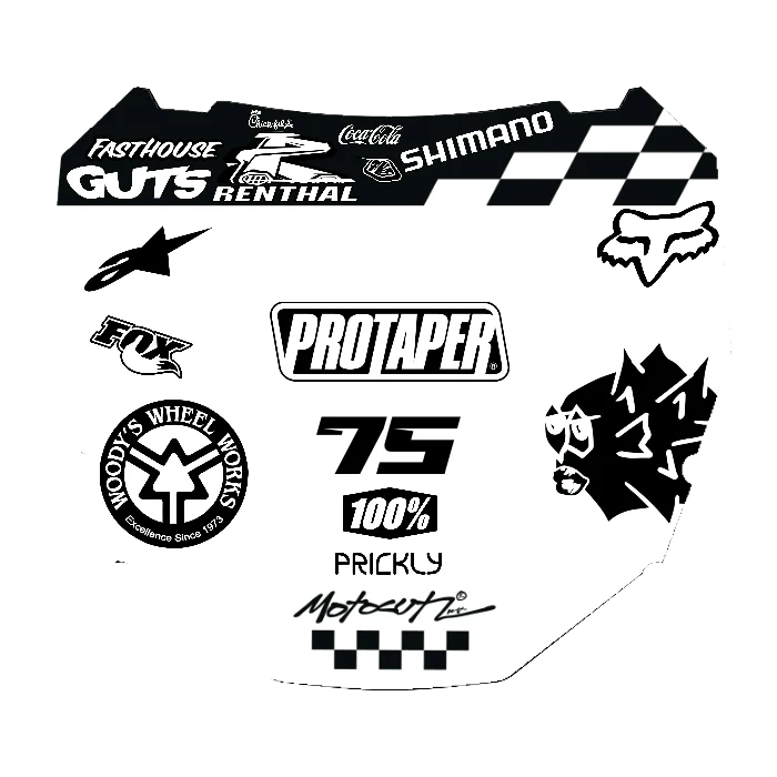 CUSTOM ODI NUMBER PLATE DECAL