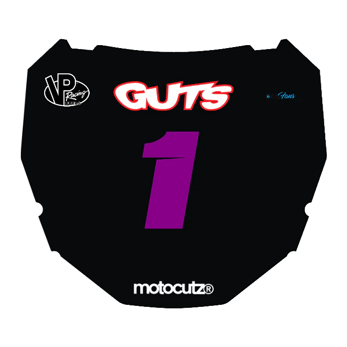 CUSTOM ODI NUMBER PLATE DECAL