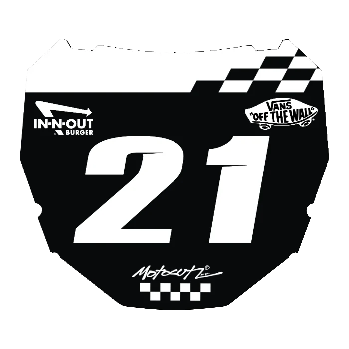 CUSTOM ODI NUMBER PLATE DECAL
