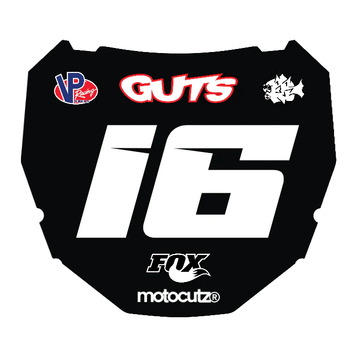 CUSTOM ODI NUMBER PLATE DECAL