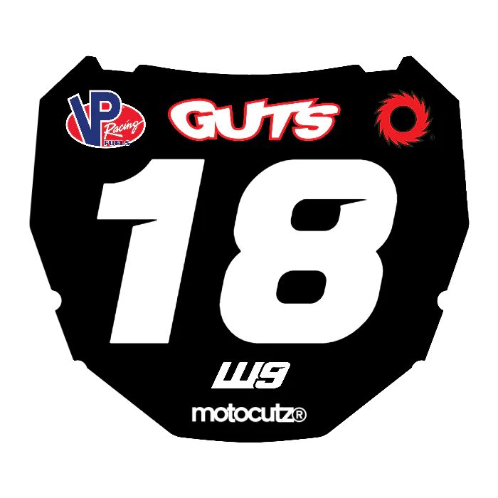 CUSTOM ODI NUMBER PLATE DECAL