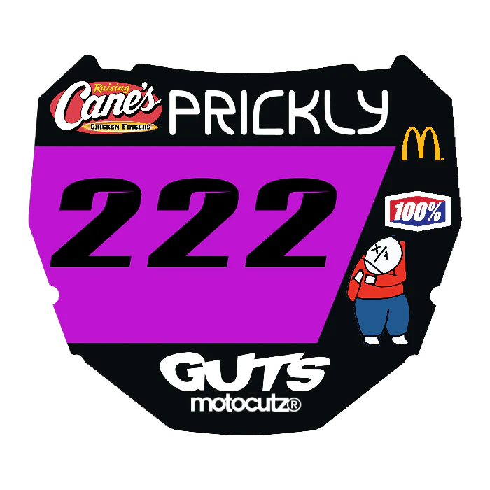 CUSTOM ODI NUMBER PLATE DECAL
