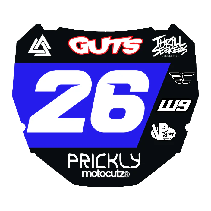 CUSTOM ODI NUMBER PLATE DECAL
