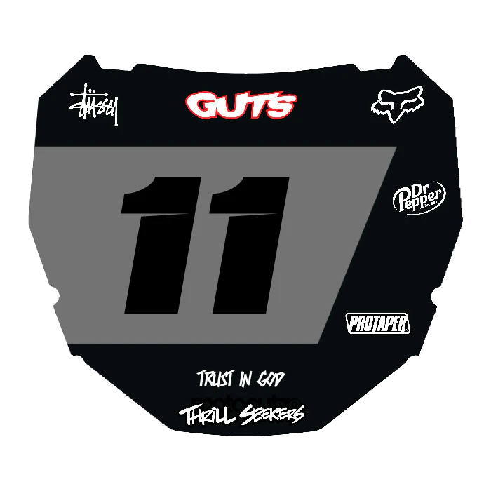 CUSTOM ODI NUMBER PLATE DECAL
