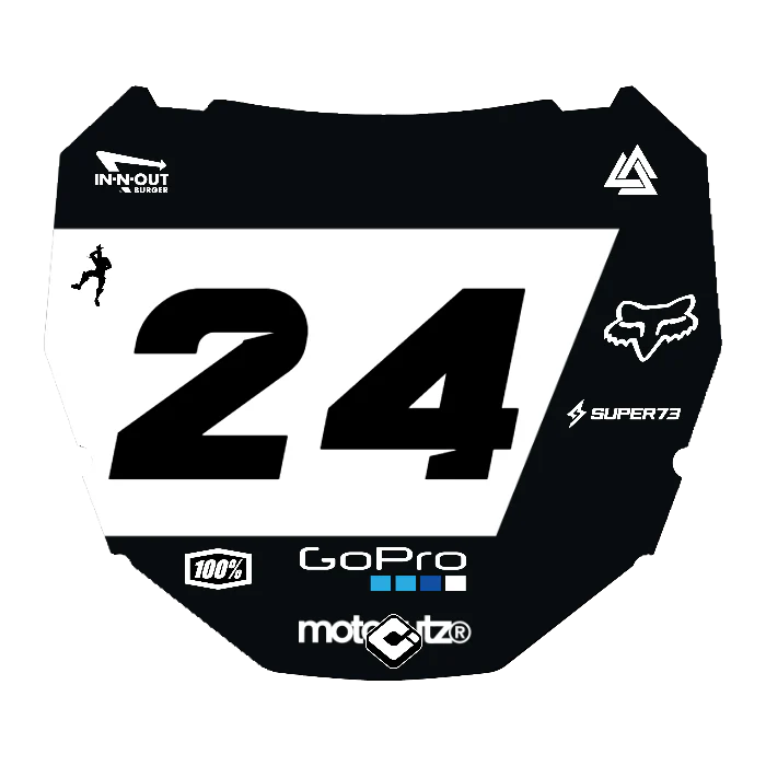 CUSTOM ODI NUMBER PLATE DECAL