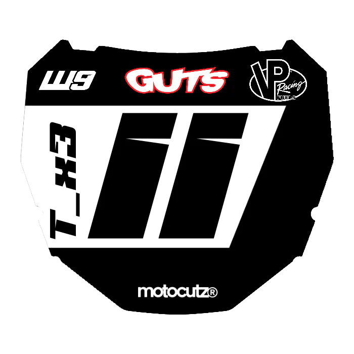 CUSTOM ODI NUMBER PLATE DECAL