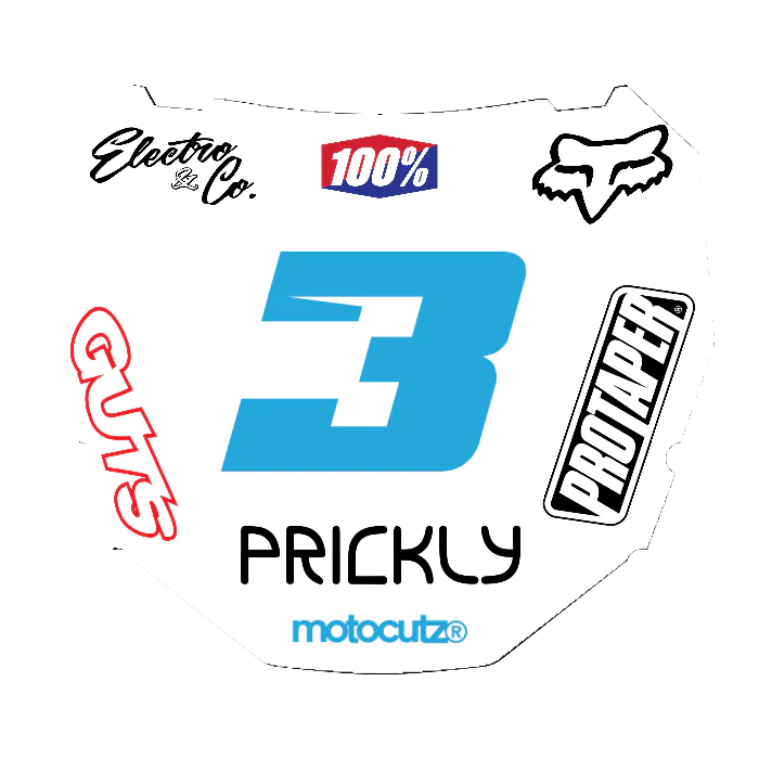 CUSTOM ODI NUMBER PLATE DECAL