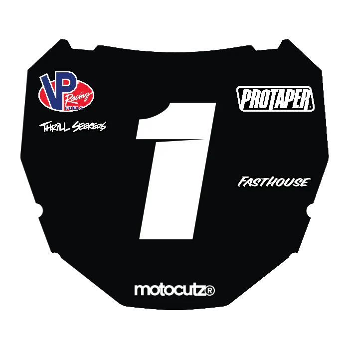 CUSTOM ODI NUMBER PLATE DECAL