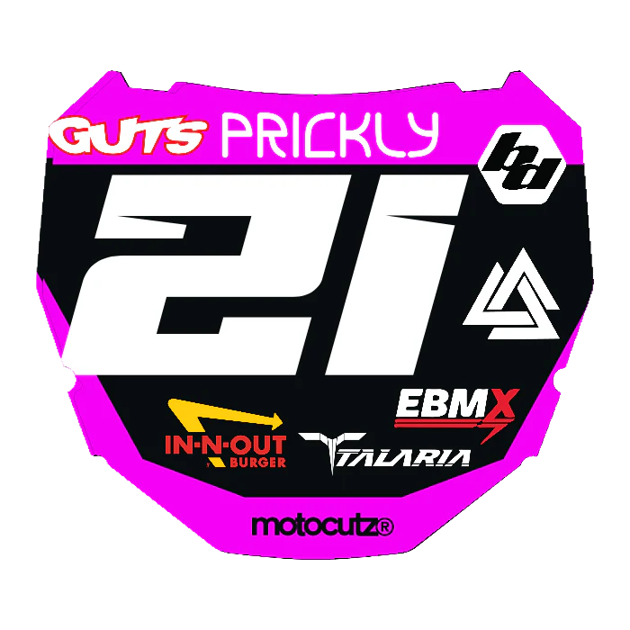 CUSTOM ODI NUMBER PLATE DECAL