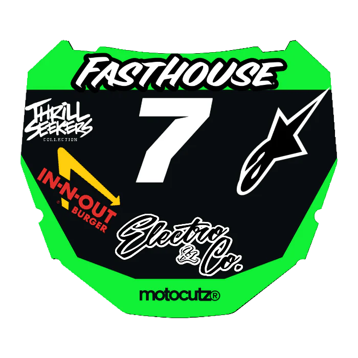 CUSTOM ODI NUMBER PLATE DECAL