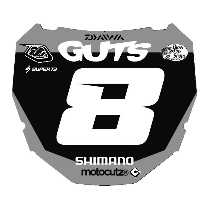 CUSTOM ODI NUMBER PLATE DECAL