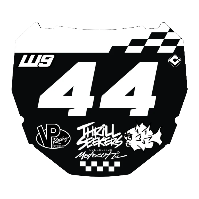 CUSTOM ODI NUMBER PLATE DECAL