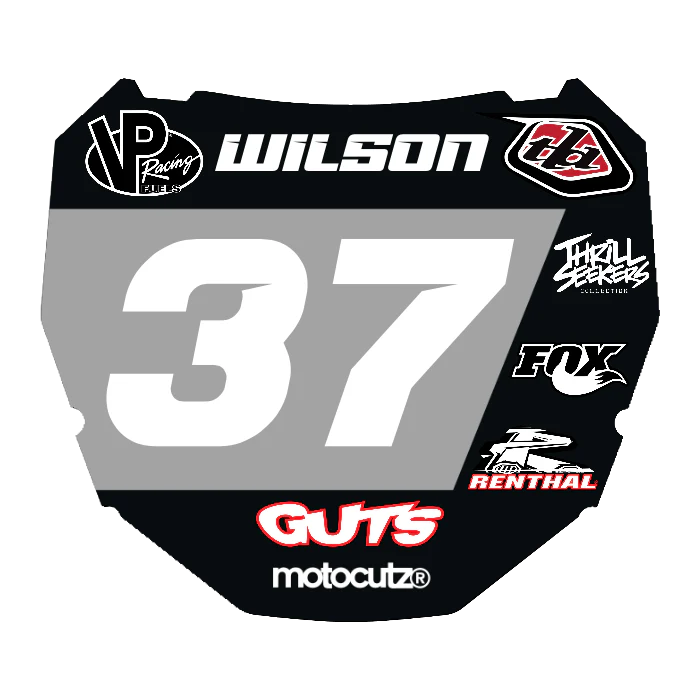CUSTOM ODI NUMBER PLATE DECAL