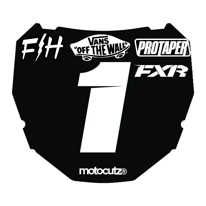 CUSTOM ODI NUMBER PLATE DECAL