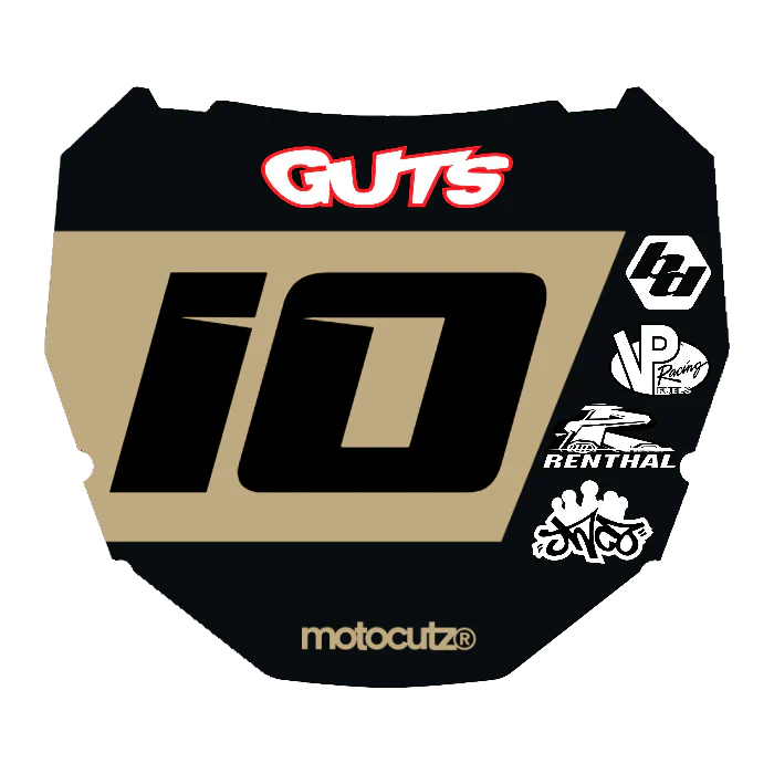CUSTOM ODI NUMBER PLATE DECAL