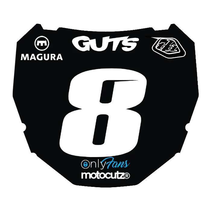 CUSTOM ODI NUMBER PLATE DECAL