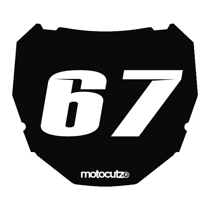 CUSTOM ODI NUMBER PLATE DECAL
