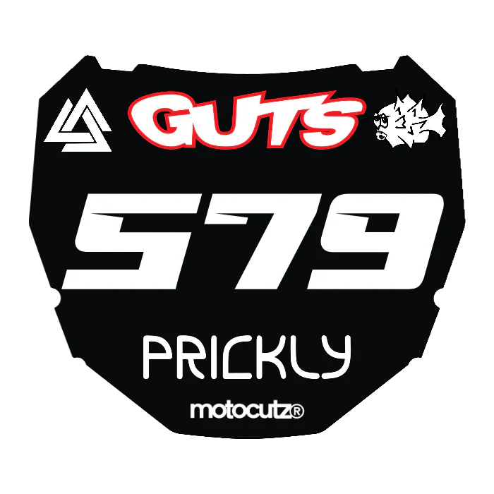 CUSTOM ODI NUMBER PLATE DECAL