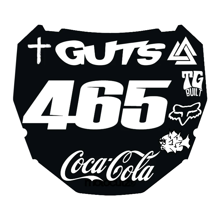 CUSTOM ODI NUMBER PLATE DECAL