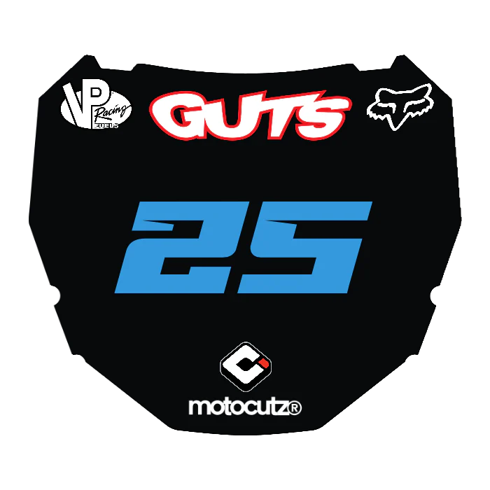 CUSTOM ODI NUMBER PLATE DECAL