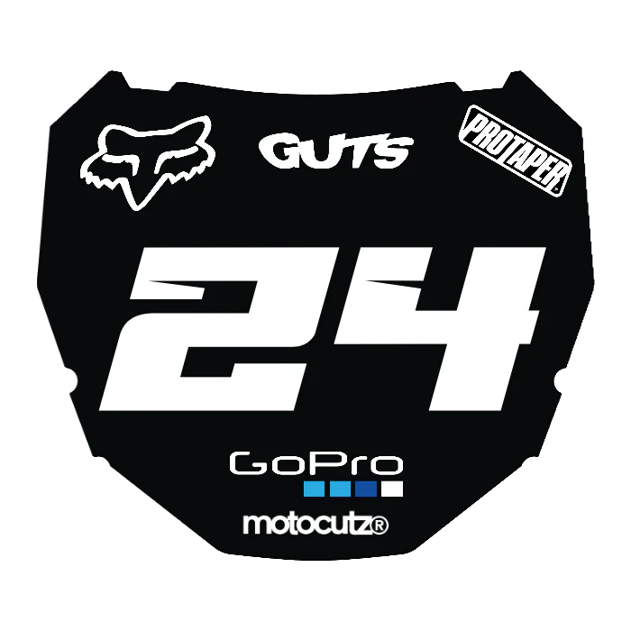 CUSTOM ODI NUMBER PLATE DECAL