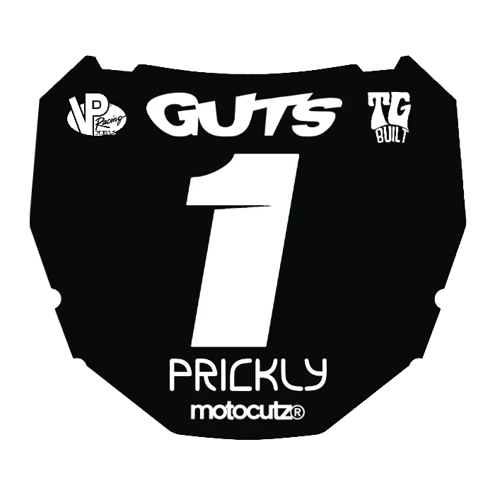 CUSTOM ODI NUMBER PLATE DECAL