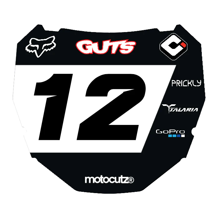 CUSTOM ODI NUMBER PLATE DECAL