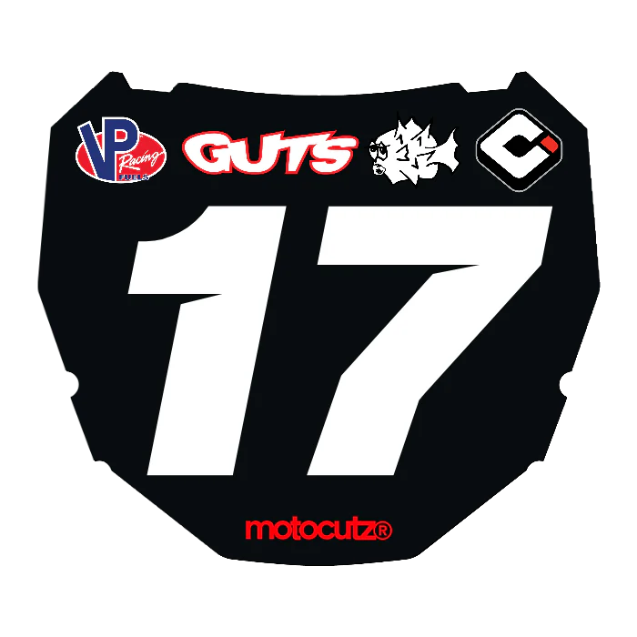 CUSTOM ODI NUMBER PLATE DECAL