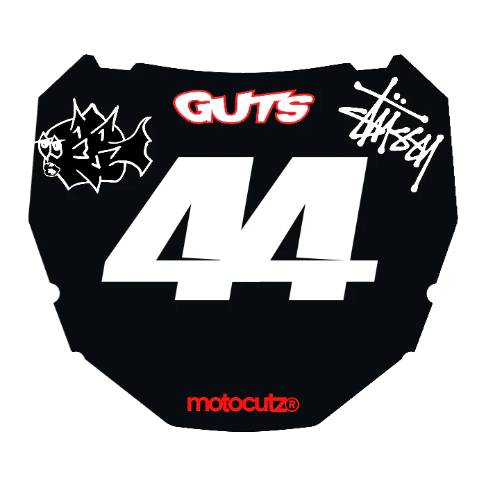 CUSTOM ODI NUMBER PLATE DECAL