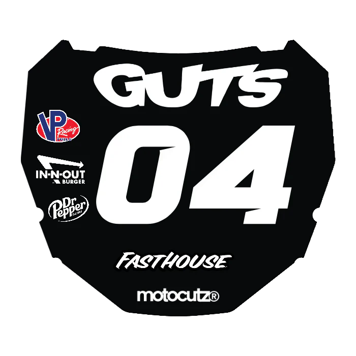 CUSTOM ODI NUMBER PLATE DECAL