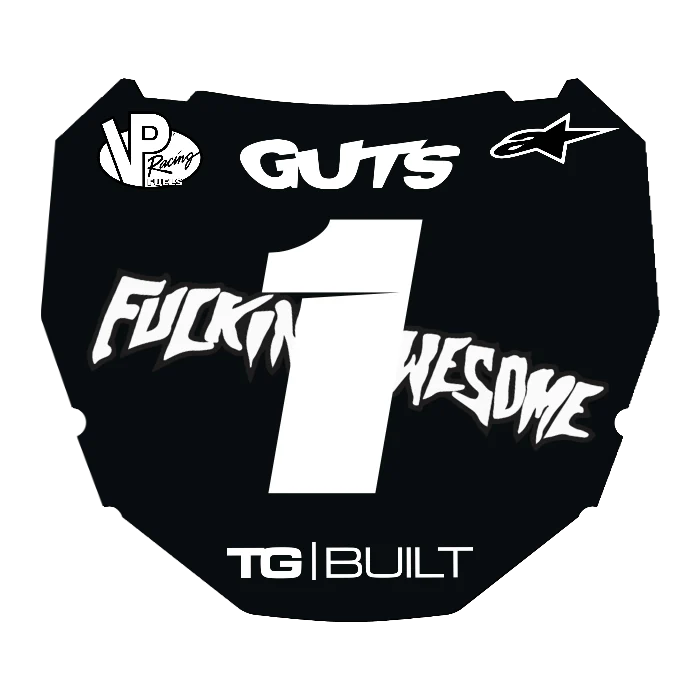 CUSTOM ODI NUMBER PLATE DECAL