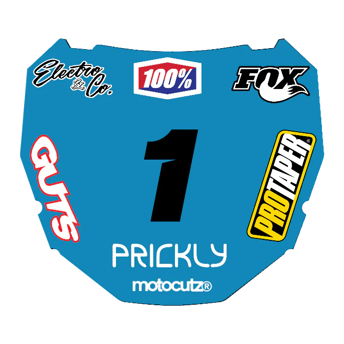 CUSTOM ODI NUMBER PLATE DECAL