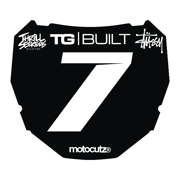 CUSTOM ODI NUMBER PLATE DECAL