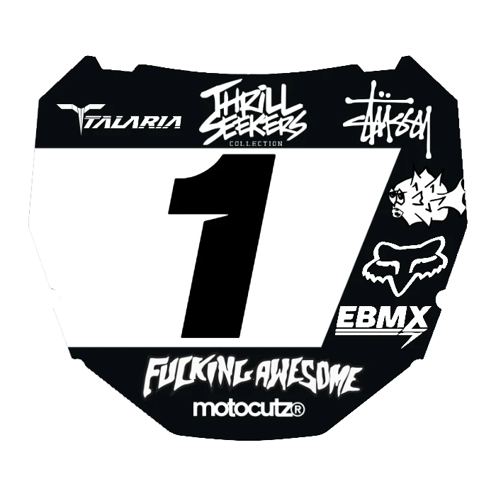 CUSTOM ODI NUMBER PLATE DECAL