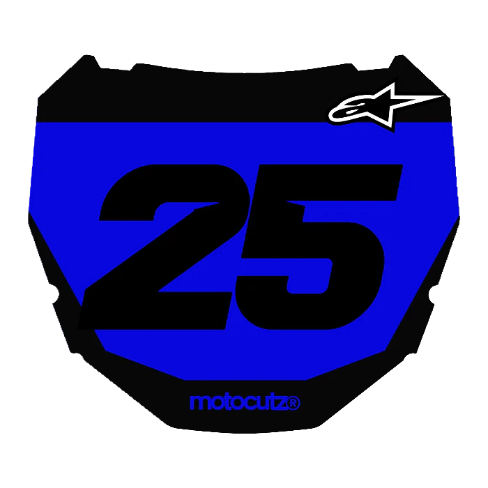 CUSTOM ODI NUMBER PLATE DECAL