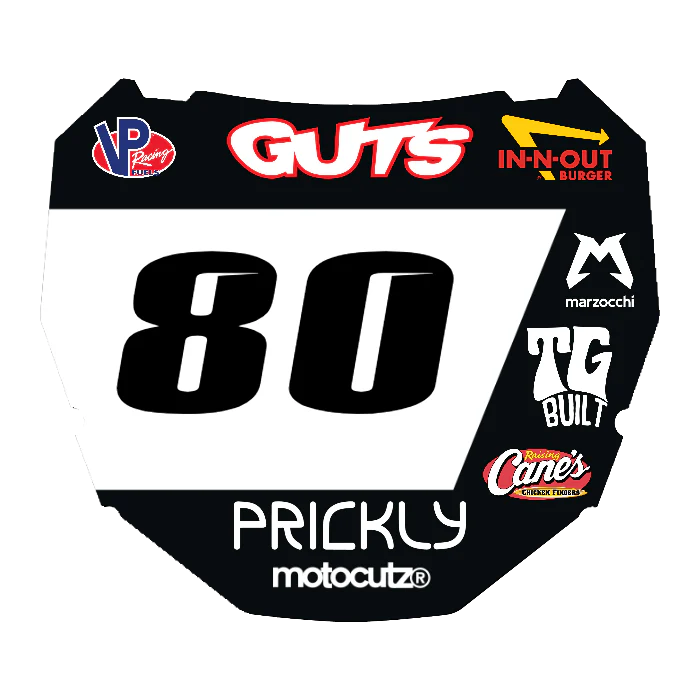 CUSTOM ODI NUMBER PLATE DECAL
