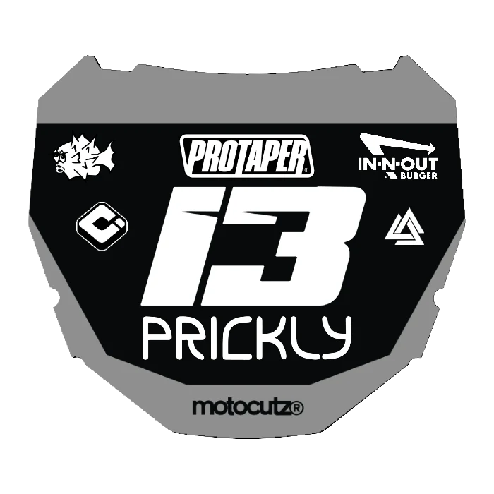 CUSTOM ODI NUMBER PLATE DECAL