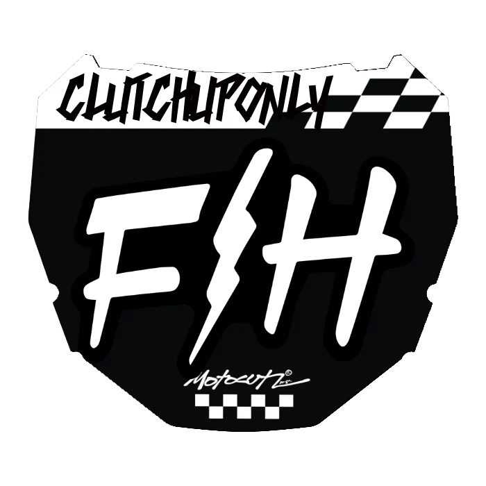 CUSTOM ODI NUMBER PLATE DECAL