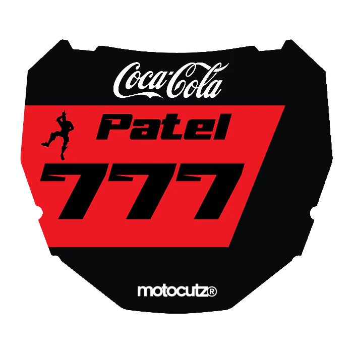 CUSTOM ODI NUMBER PLATE DECAL
